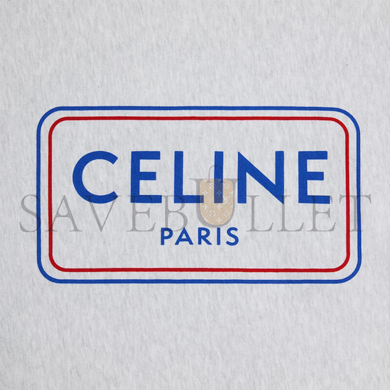 Ce1i*e loose sweatshirt in cotton fleece ry0se1233.ggy6